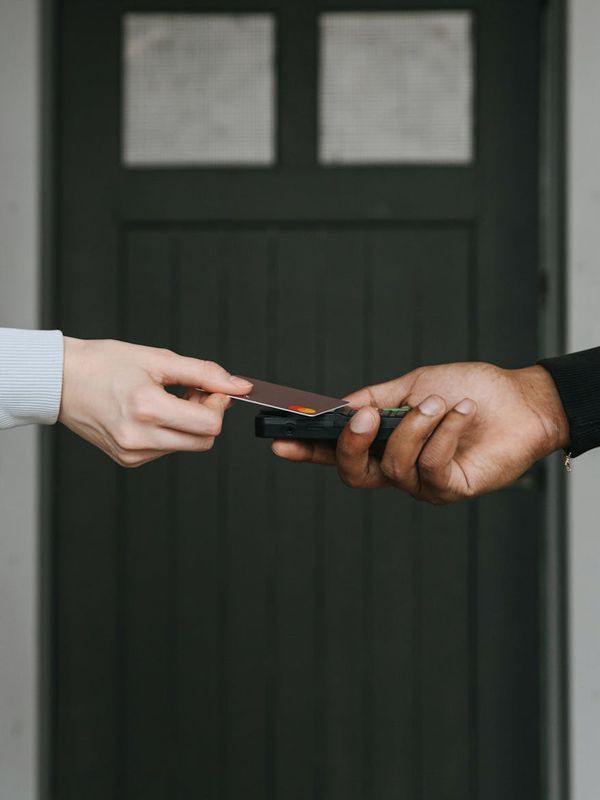 Retail business with modern financial tracking system